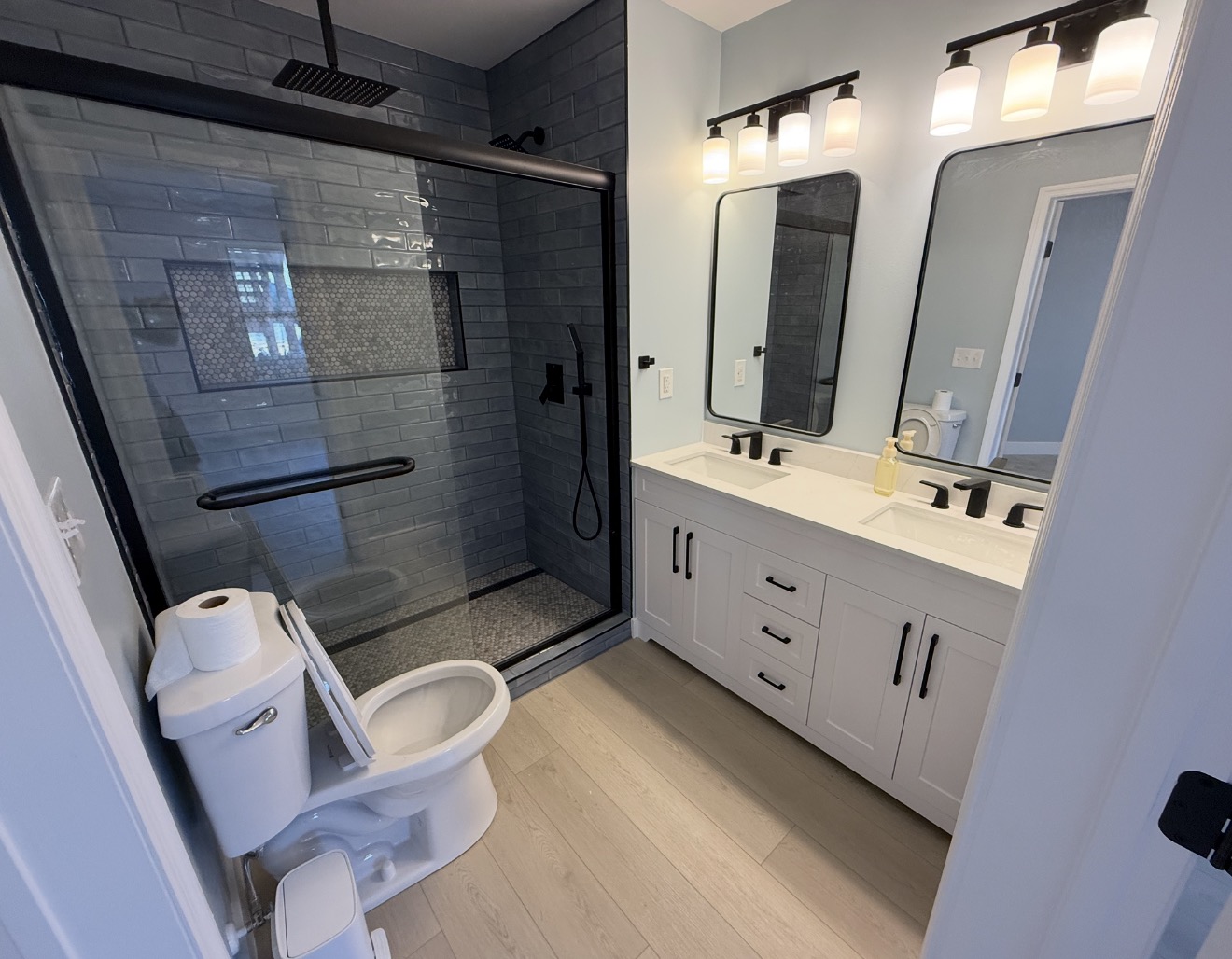 Recently remodeled bathroom by Perfekt Projects in Spartanburg SC
